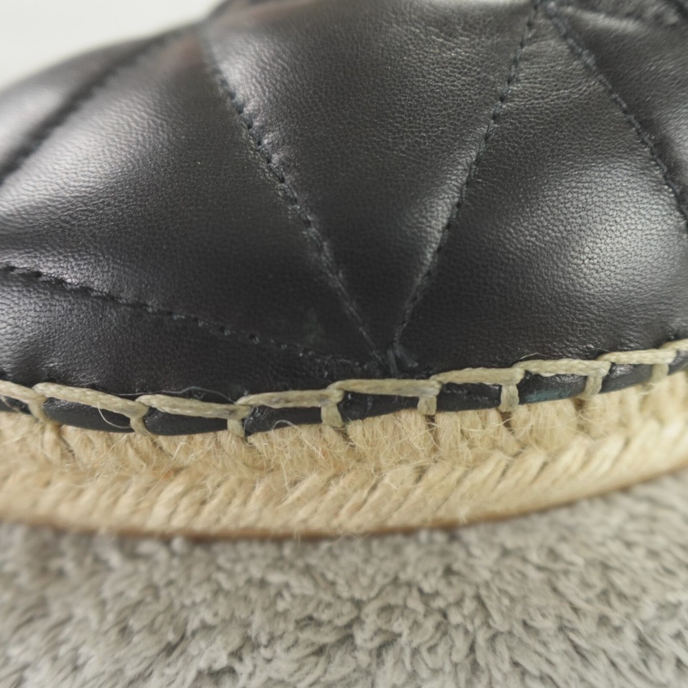 Prada Espadrilles Logo Quilted Matelasse Flats - Picture 16 of 16